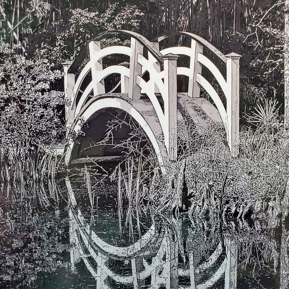 Moon Bridge Reflections Photo